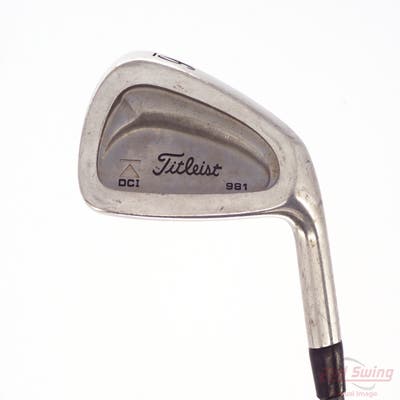Titleist DCI 981 Single Iron 6 Iron Stock Graphite Shaft Graphite Regular Right Handed 37.0in