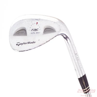 TaylorMade Rac Chrome Wedge Lob LW 58° Stock Steel Shaft Steel Wedge Flex Right Handed 35.5in