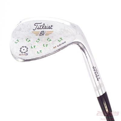 Titleist Vokey SM5 Tour Chrome Wedge Lob LW 60° 8 Deg Bounce M Grind Mitsubishi Kuro Kage Low Balance 65 Graphite Senior Right Handed 34.25in