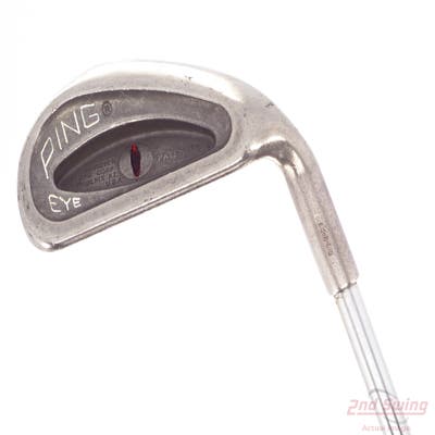 Ping Eye Single Iron Pitching Wedge PW Stock Steel Shaft Steel Stiff Right Handed Red dot 35.5in