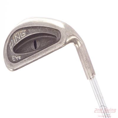 Ping Eye Single Iron Pitching Wedge PW Stock Steel Shaft Steel Stiff Right Handed Black Dot 35.5in