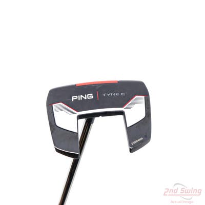 Ping 2021 Tyne C Putter Straight Arc Steel Left Handed Black Dot 34.75in