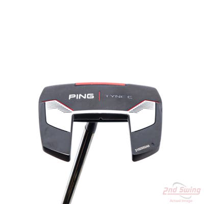 Ping 2021 Tyne C Putter Straight Arc Steel Left Handed Black Dot 34.75in