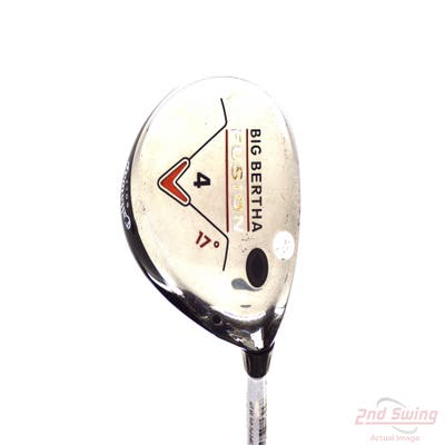 Callaway Big Bertha Fusion Fairway Wood 4 Wood 4W 17° Aldila NVS 55 Graphite Stiff Right Handed 43.0in