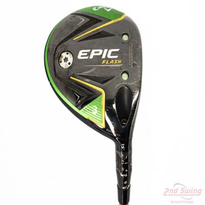 Callaway EPIC Flash Fairway Wood 3 Wood 3W 15° Graphite Design Tour AD DI-6 Graphite Stiff/Regular Right Handed 43.5in