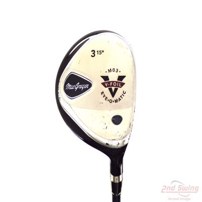 MacGregor V-Foil Eye O Matic Fairway Wood 3 Wood 3W 15° Graphite Design Reloaded YS-6 Graphite Stiff Right Handed 43.25in
