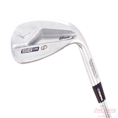 Mizuno S23 Satin Chrome Wedge Sand SW 56° 6 Deg Bounce C Grind FST KBS Hi-Rev 2.0 115 Steel Wedge Flex Right Handed 35.5in