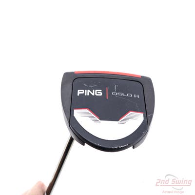 Ping 2021 Oslo H Putter Slight Arc Steel Left Handed Black Dot 34.5in