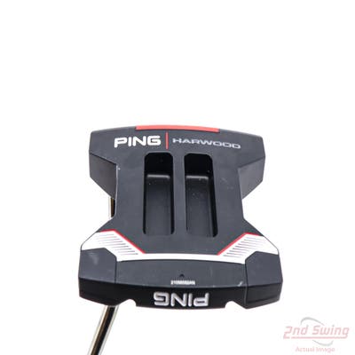 Ping 2021 Harwood Putter Slight Arc Steel Left Handed Black Dot 34.75in