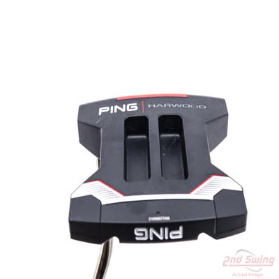 Ping 2021 Harwood Putter Slight Arc Steel Left Handed Black Dot 34.5in