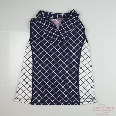 New Womens Kinona Sleeveless Small S Navy Blue MSRP $70