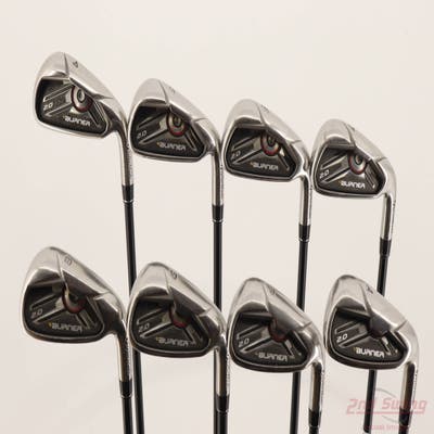 TaylorMade Burner 2.0 Iron Set 4-PW AW TM Superfast 65 Graphite Regular Right Handed +1/4"