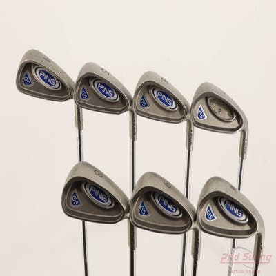 Ping G5 Iron Set 4-PW Stock Steel Shaft Steel Stiff Right Handed Black Dot +1/4"