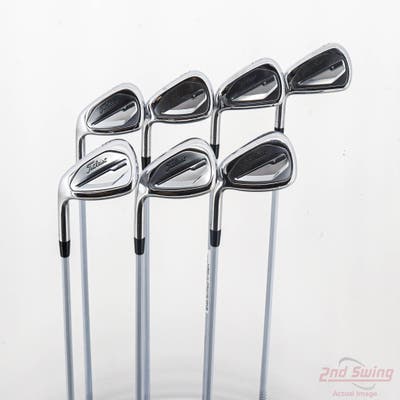 Titleist 2023 T350 Iron Set 6-PW AW GW Mitsubishi Tensei Red AM2 Graphite Ladies Left Handed -1/2"