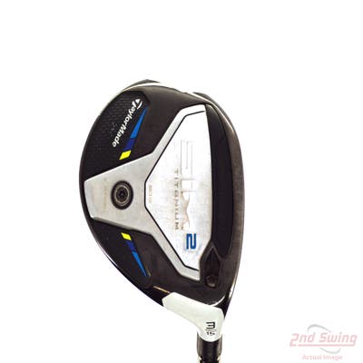 TaylorMade SIM2 Titanium Fairway Wood 3 Wood 3W 15° Mitsubishi Tensei AV Blue Raw 65 Graphite Stiff Right Handed 43.0in