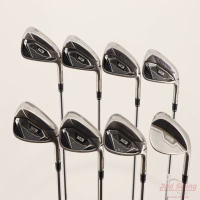 TaylorMade M3 Iron Set 4-PW SW True Temper XP 100 Steel Stiff Right Handed -1/4"