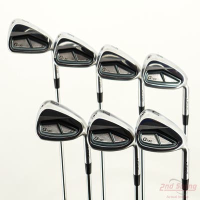 Ping G730 Iron Set 5-PW AW Dynamic Gold Mid 100 Steel Regular Right Handed Black Dot +1/4"