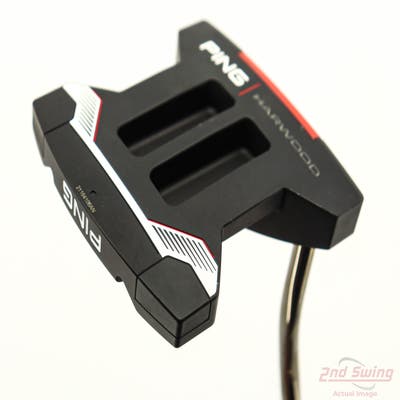 Ping 2021 Harwood Armlock Putter Slight Arc Steel Right Handed Black Dot 41.5in