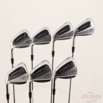 Callaway Apex Ai200 Iron Set 5-PW AW Dynamic Gold Mid 90 Steel Stiff Left Handed +1/4"
