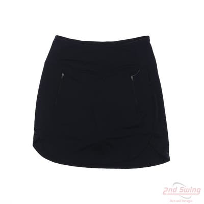 New Womens IBKUL Skort Medium M Black MSRP $94