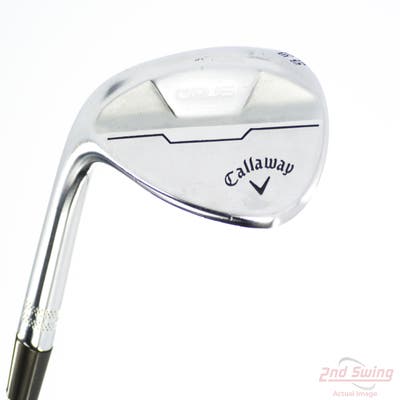 Callaway Opus Brushed Chrome Wedge Lob LW 58° 10 Deg Bounce S Grind Dynamic Gold Mid 115 Wedge Steel Wedge Flex Left Handed 35.5in