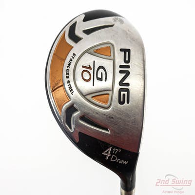 Ping G10 Draw Fairway Wood 4 Wood 4W 17° Fujikura E370 Graphite Stiff Right Handed 42.0in