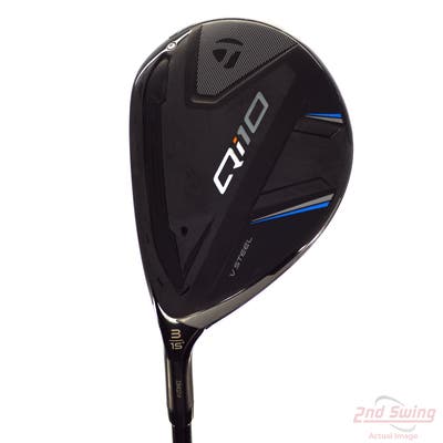 TaylorMade Qi10 Fairway Wood 3 Wood 3W 15° Fujikura Ventus Blue TR 6 Graphite Regular Left Handed 43.25in