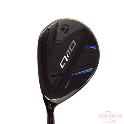 TaylorMade Qi10 Fairway Wood 3 Wood 3W 15° Fujikura Ventus Blue TR 6 Graphite Regular Left Handed 43.25in