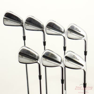 Titleist 2023 T100 Iron Set 5-PW AW True Temper Dynamic Gold 120 Steel Stiff Right Handed STD
