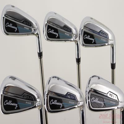 Callaway Reva Rise Iron Set 6-PW AW UST Mamiya LinQ LTE Graphite Ladies Right Handed STD