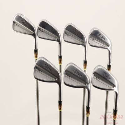 Titleist 2023 T150 Iron Set 4-PW Aerotech SteelFiber fc115cw Graphite Stiff Right Handed +3/4"