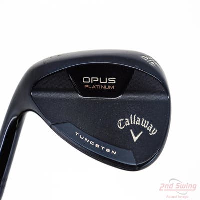 Callaway Opus Platinum Blue Wedge Sand SW 56° 12 Deg Bounce S Grind Dynamic Gold Mid 115 Gunmetal Steel Wedge Flex Left Handed 35.25in