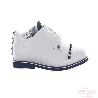 New Womens Golf Shoe G-Fore Stud 8 White/Navy/Red MSRP $225 G4LC20EF05
