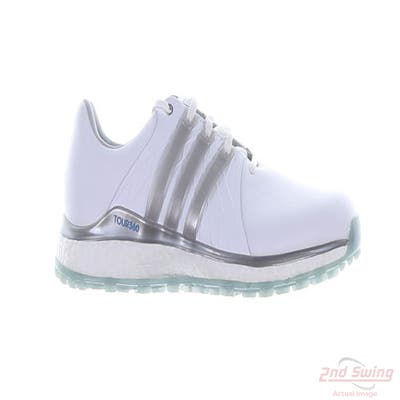 New Womens Golf Shoe Adidas Tour360 XT-SL Medium 8.5 White/Blue MSRP $160 EG6483