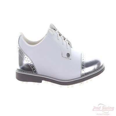 New Womens Golf Shoe G-Fore Gallivanter 7.5 White/Silver/Pink MSRP $225 G4LC20EF04