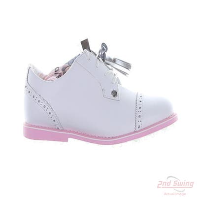 New Womens Golf Shoe G-Fore Gallivanter 7 White/Pink MSRP $225 G4LF22EF04