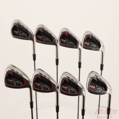 Callaway Razr X Tour Iron Set 4-PW AW True Temper Dynamic Gold S300 Steel Stiff Right Handed STD