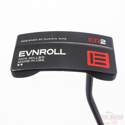Evnroll ER2 Mid Blade Black Putter Steel Right Handed 35.0in
