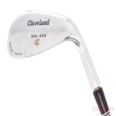 Cleveland 588 RTX Satin Chrome Wedge Gap GW 52° 10 Deg Bounce True Temper Dynamic Gold Steel Wedge Flex Right Handed 35.75in