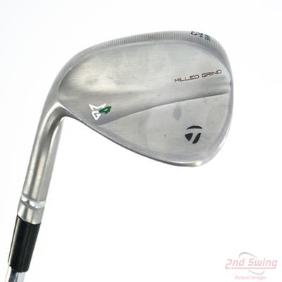 TaylorMade Milled Grind 4 Chrome Wedge Gap GW 52° 9 Deg Bounce SB Dynamic Gold Tour Issue 115 Steel Wedge Flex Left Handed 35.5in