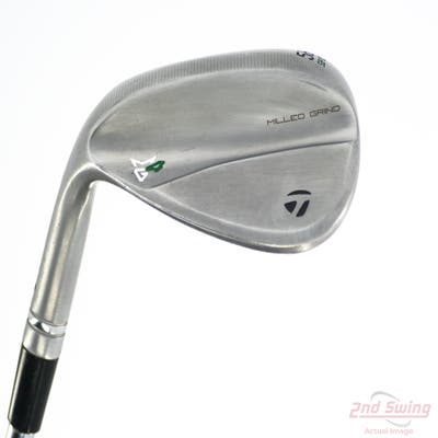 TaylorMade Milled Grind 4 Chrome Wedge Sand SW 56° 12 Deg Bounce SB Dynamic Gold Tour Issue 115 Steel Wedge Flex Left Handed 35.25in