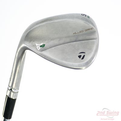 TaylorMade Milled Grind 4 Chrome Wedge Sand SW 56° 12 Deg Bounce SB Dynamic Gold Tour Issue 115 Steel Wedge Flex Left Handed 35.25in