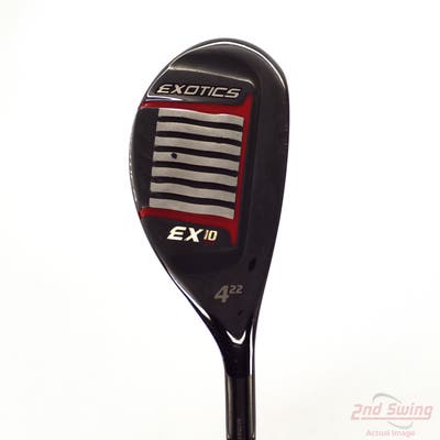 Tour Edge Exotics EX10 Hybrid 4 Hybrid 22° Exotics Graphite Design Tour AD 50 Graphite Senior Right Handed 40.0in