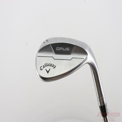 Callaway Opus Brushed Chrome Wedge Lob LW 58° 6 Deg Bounce T Grind Dynamic Gold Mid 115 Wedge Steel Wedge Flex Right Handed 35.0in