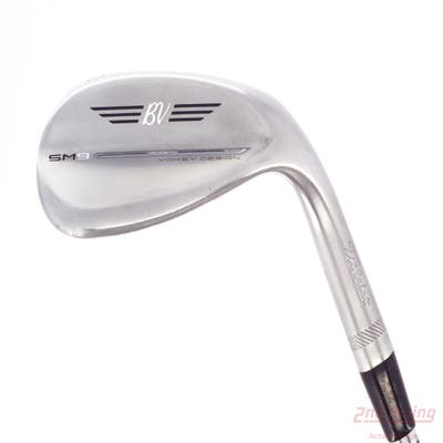 Titleist Vokey SM9 Tour Chrome Wedge Lob LW 60° 14 Deg Bounce K Grind Project X Rifle 6.0 Steel Stiff Right Handed 36.5in