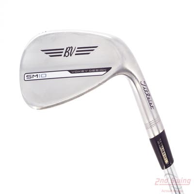Titleist Vokey SM10 Tour Chrome Wedge Pitching Wedge PW 46° 10 Deg Bounce F Grind Titleist Vokey BV Steel Wedge Flex Right Handed 35.75in