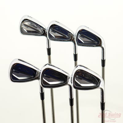 Titleist 2023 T350 Iron Set 5-PW Aerotech SteelFiber i80cw Graphite Regular Right Handed +1/2"