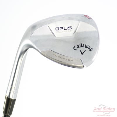 Callaway Opus Platinum Chrome Wedge Sand SW 56° 12 Deg Bounce S Grind Dynamic Gold Mid 115 Wedge Steel Wedge Flex Left Handed 35.0in