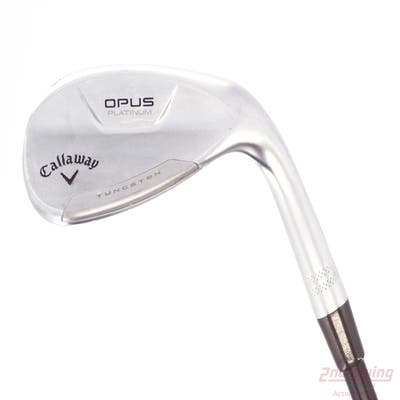 Callaway Opus Platinum Chrome Wedge Sand SW 56° 12 Deg Bounce S Grind Dynamic Gold Mid 115 Wedge Steel Wedge Flex Right Handed 35.0in