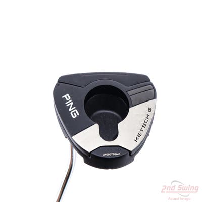 Ping 2024 Ketsch G Putter Straight Arc Steel Left Handed Black Dot 35.0in